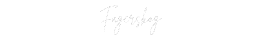 Anpassad neon: Fagerskog