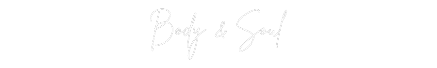 Anpassad neon: Body & Soul