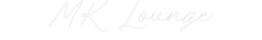 Anpassad neon: MK Lounge