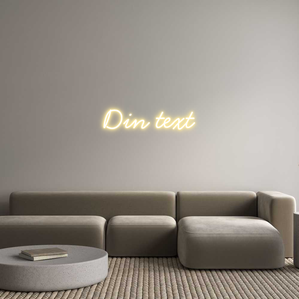 Anpassad neon: Din text