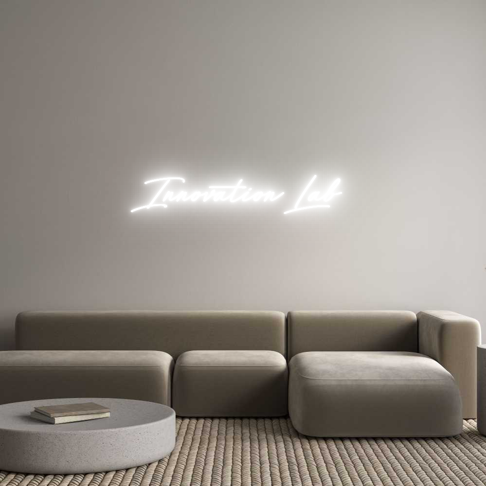 Anpassad neon: Innovation Lab
