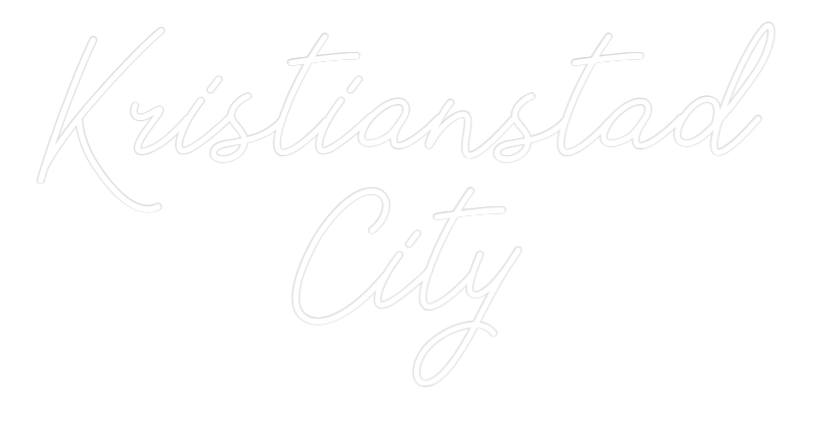 Anpassad neon: Kristianstad
...