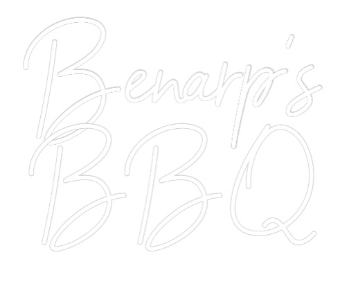 Anpassad neon: Benarp’s
BBQ