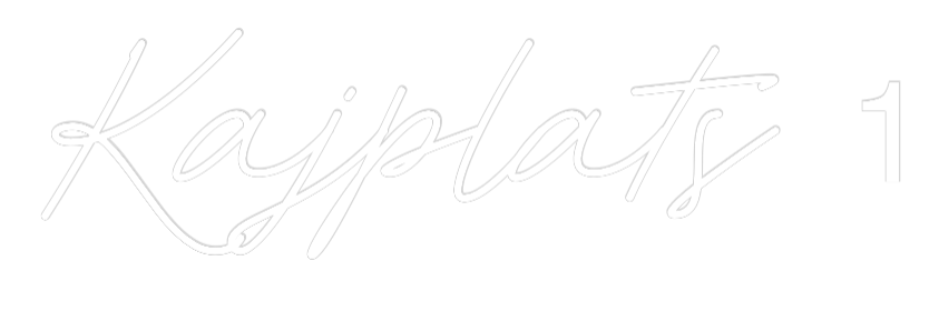 Anpassad neon: Kajplats 1
