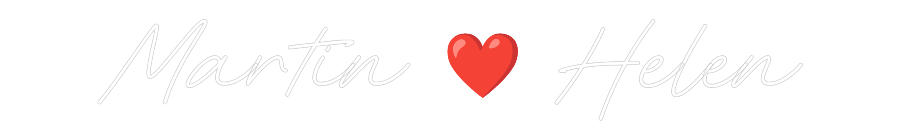 Anpassad neon: Martin ❤️ Helen
