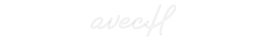 Anpassad neon: avecH