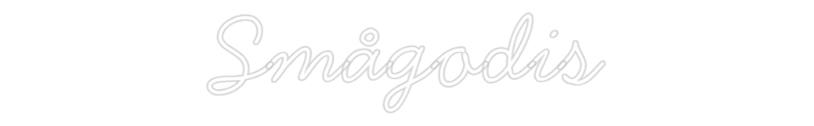Anpassad neon: Smågodis