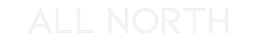 Anpassad neon: ALL NORTH
