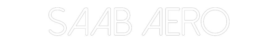 Anpassad neon: SAAB AERO