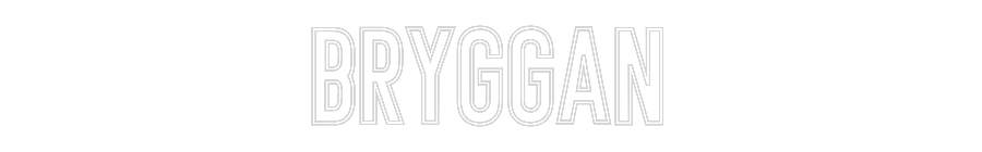 Anpassad neon: BRYGGAN