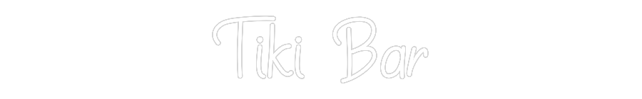 Anpassad neon: Tiki Bar