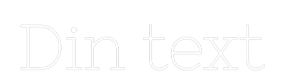 Anpassad neon: Din text