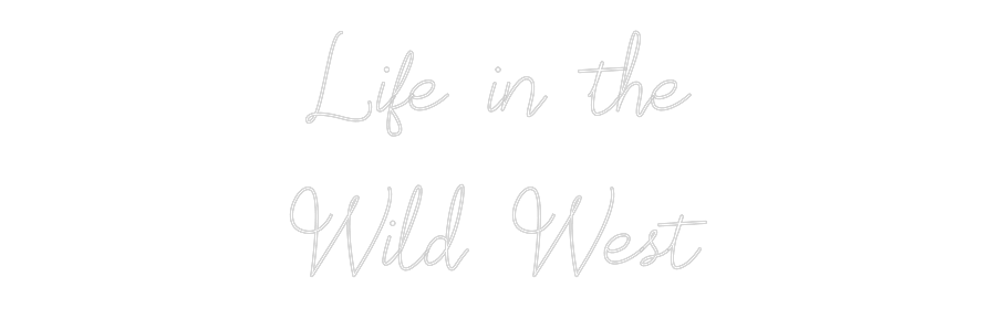 Anpassad neon: Life in the
...