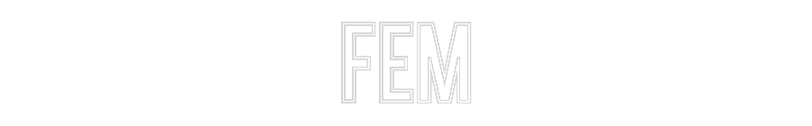 Anpassad neon: FEM