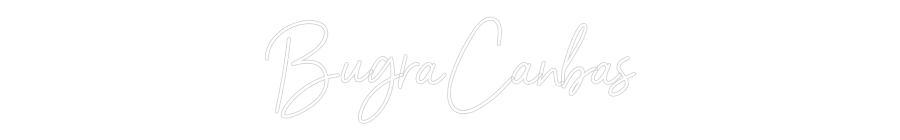 Anpassad neon: BugraCanbas