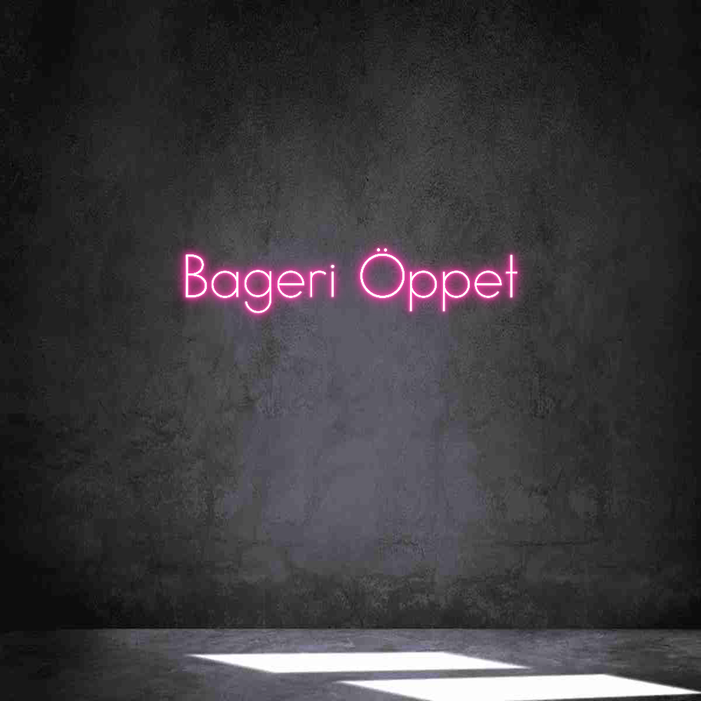 Anpassad neon: Bageri Öppet