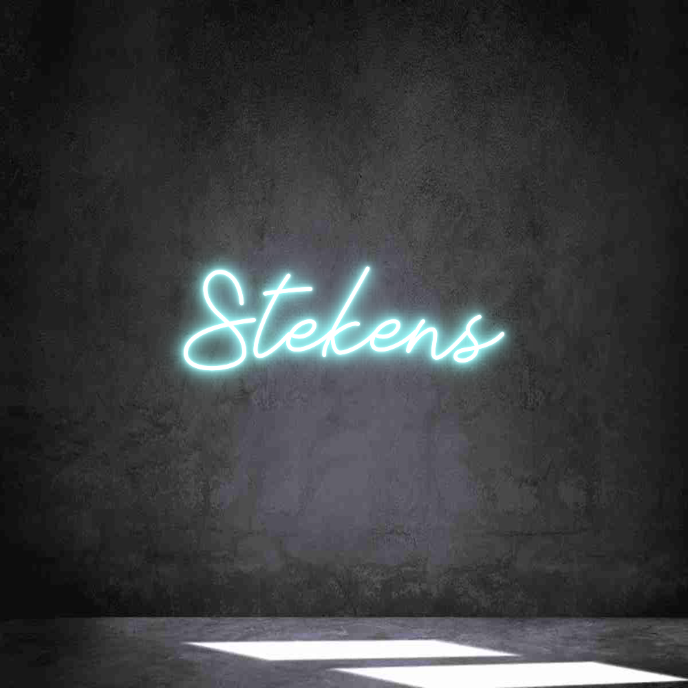 Anpassad neon: Stekens