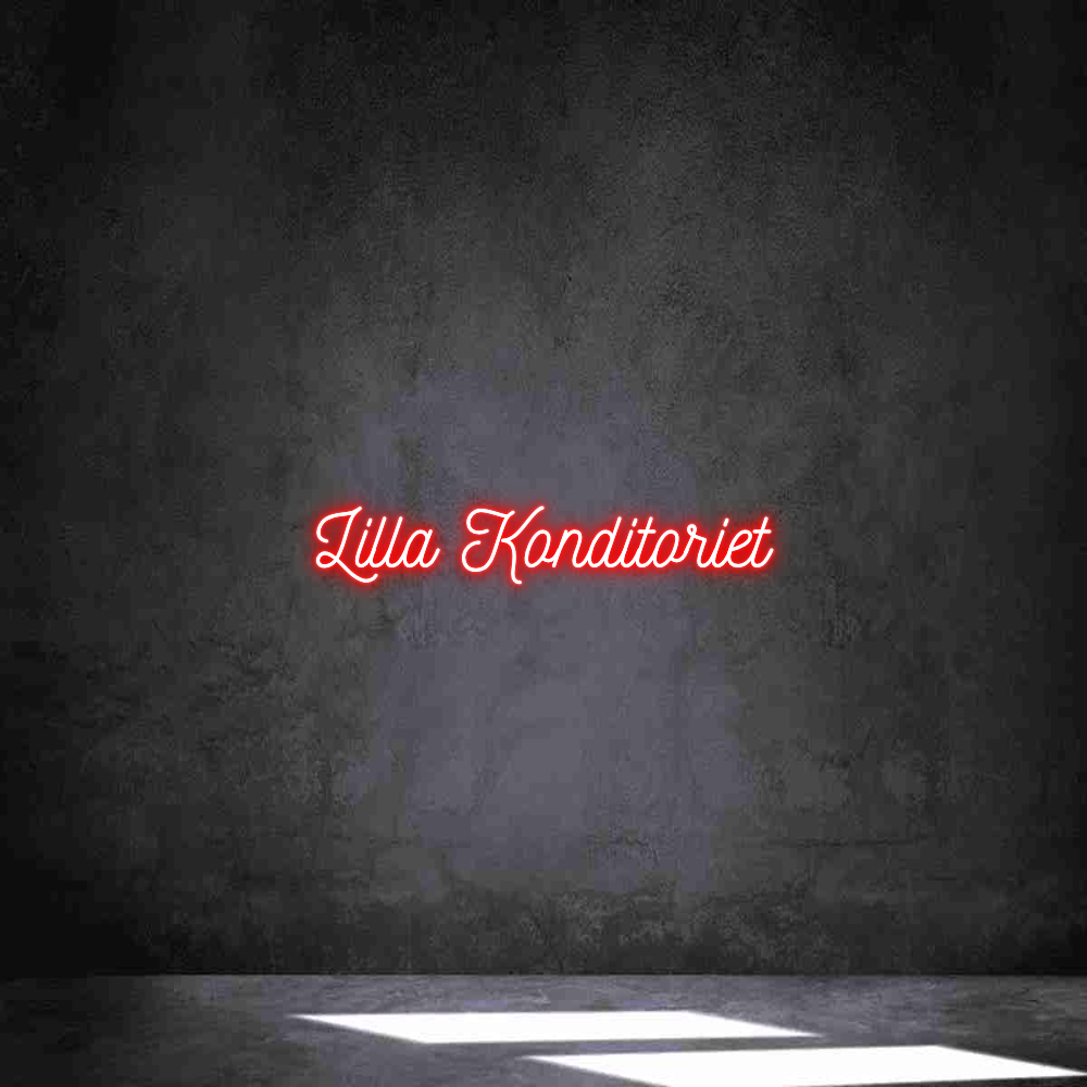 Anpassad neon: Lilla Kondito...