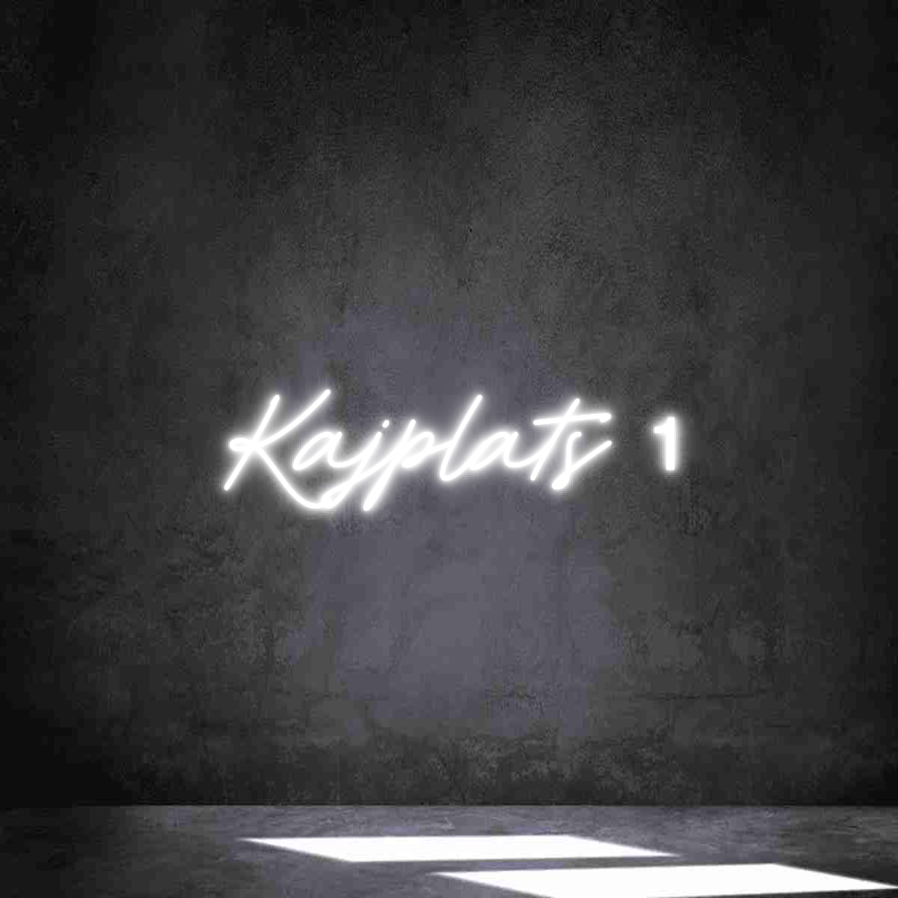 Anpassad neon: Kajplats 1