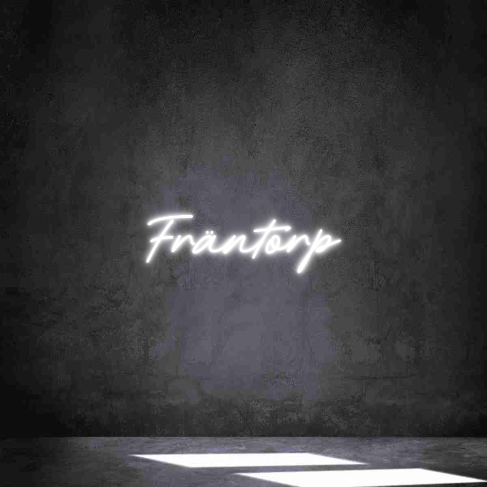 Anpassad neon: Fräntorp
