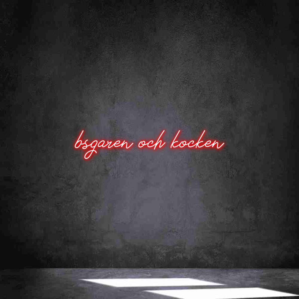Anpassad neon: bsgaren och k...