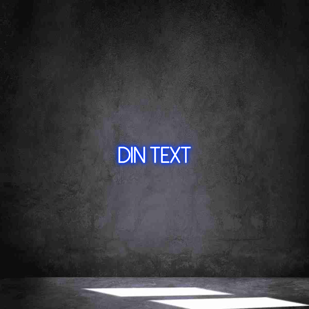 Anpassad neon: Din text