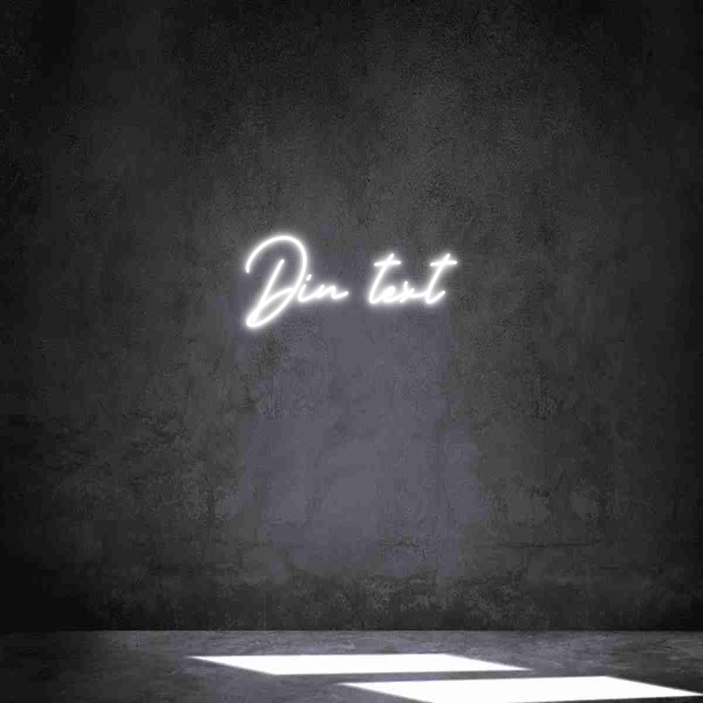 Anpassad neon: Din text