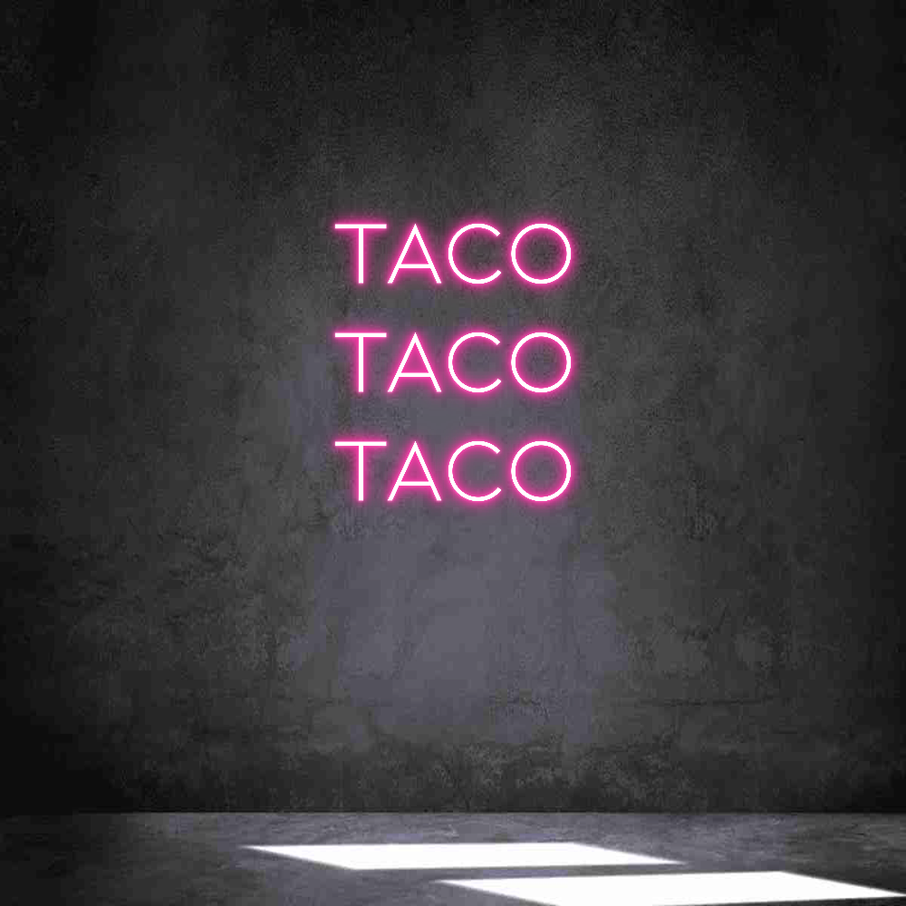 Anpassad neon: TACO
TACO
T...