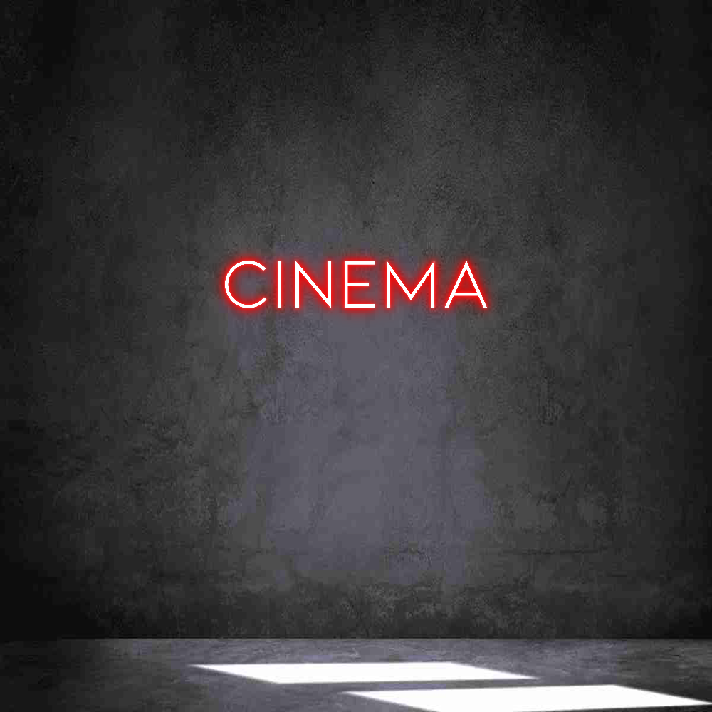 Anpassad neon: CINEMA