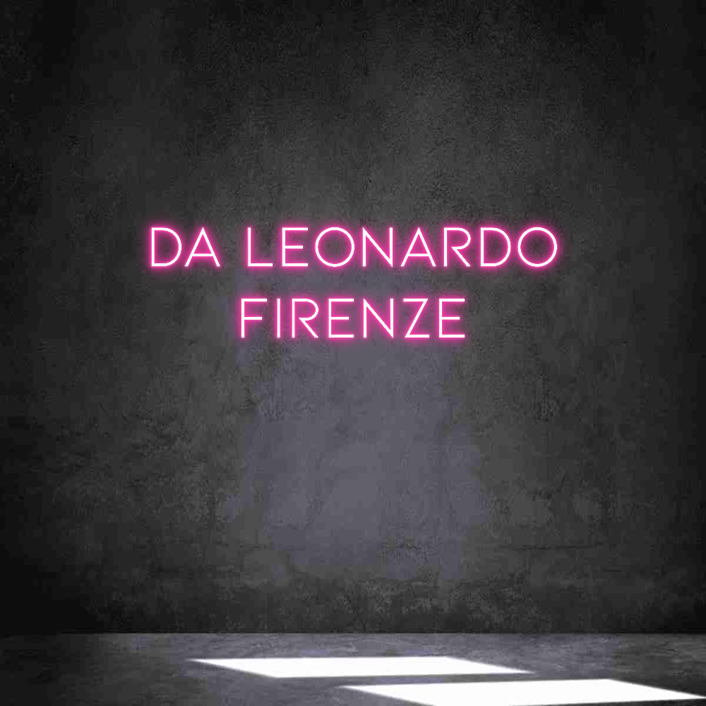 Anpassad neon: Da Leonardo
...