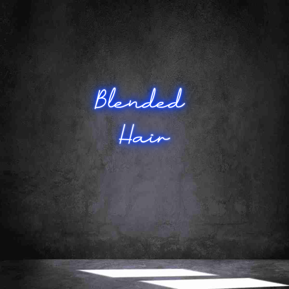 Anpassad neon: Blended
Hair