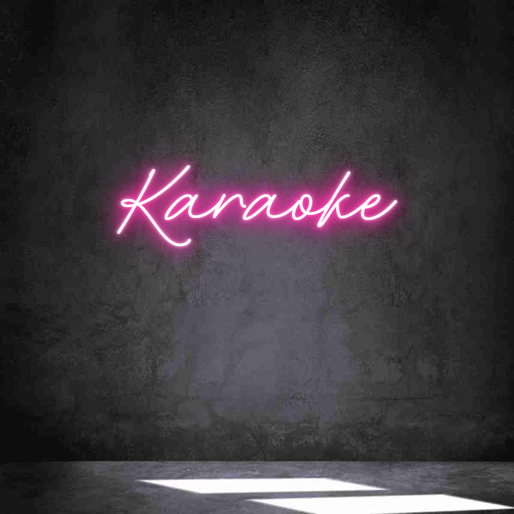 Anpassad neon: Karaoke