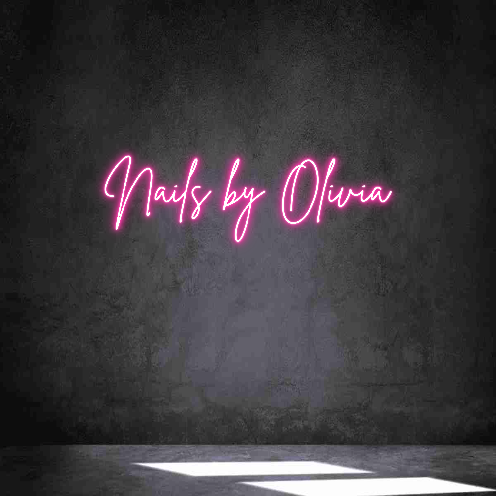 Anpassad neon: Nails by Olivia