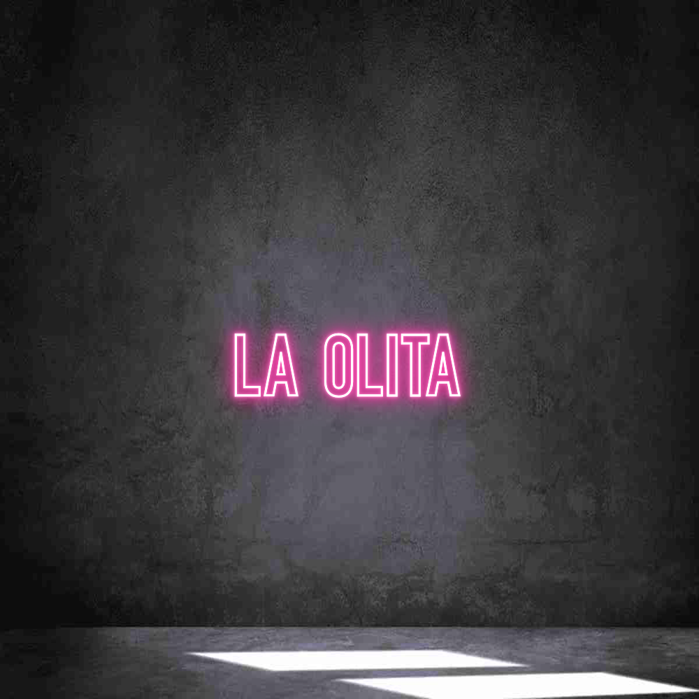Anpassad neon: La Olita