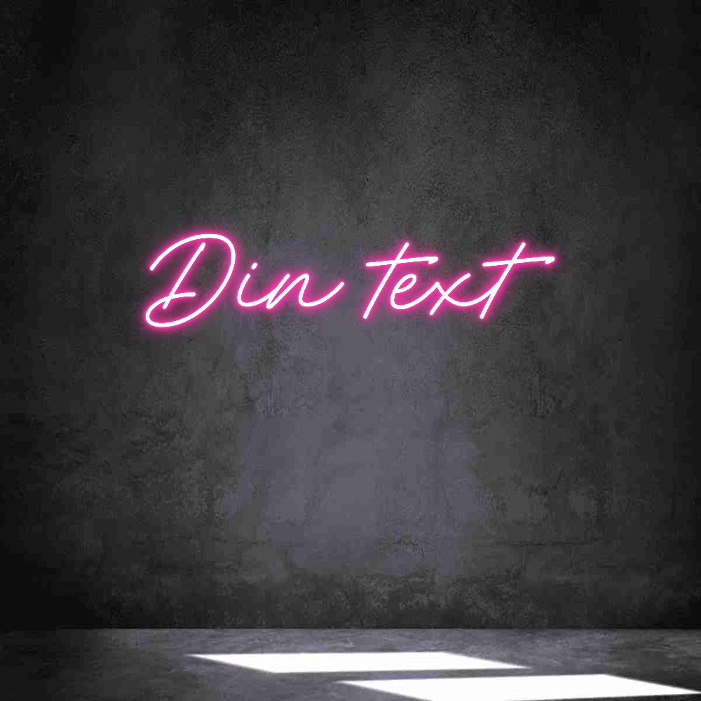 Anpassad neon: Din text