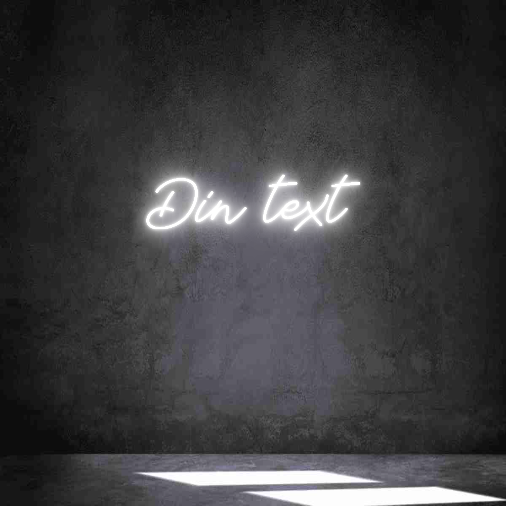 Anpassad neon: Din text
