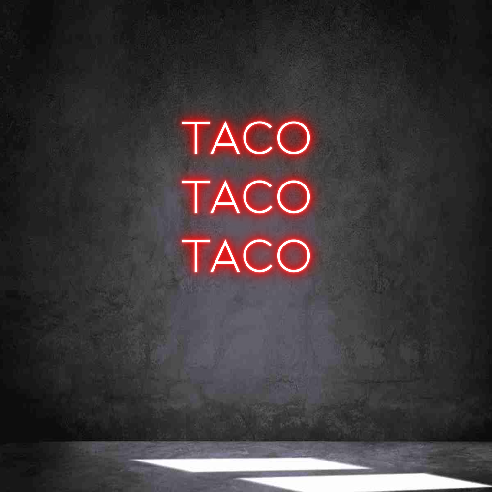 Anpassad neon: TACO
TACO
T...