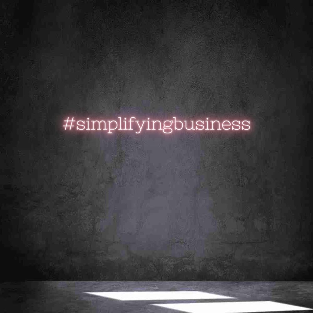 Anpassad neon: #simplifyingb...