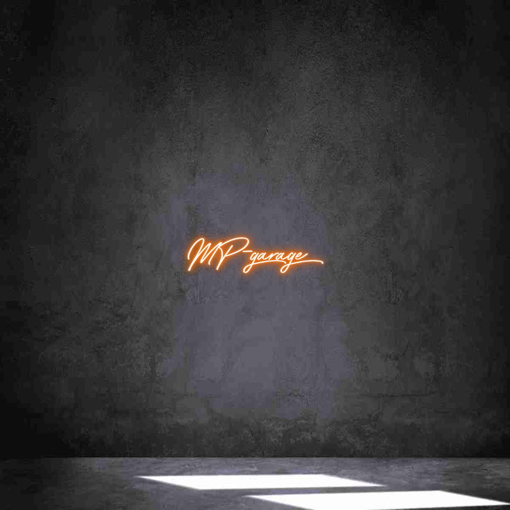 Anpassad neon: MP-garage