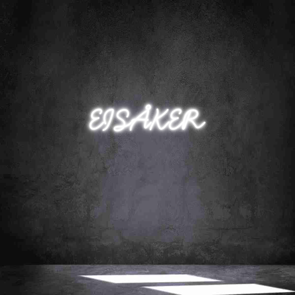 Anpassad neon: EISÅKER