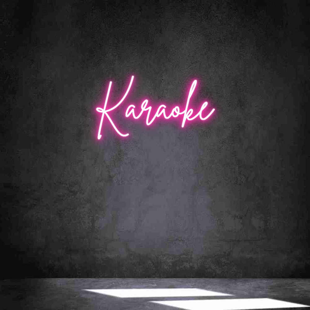 Anpassad neon: Karaoke