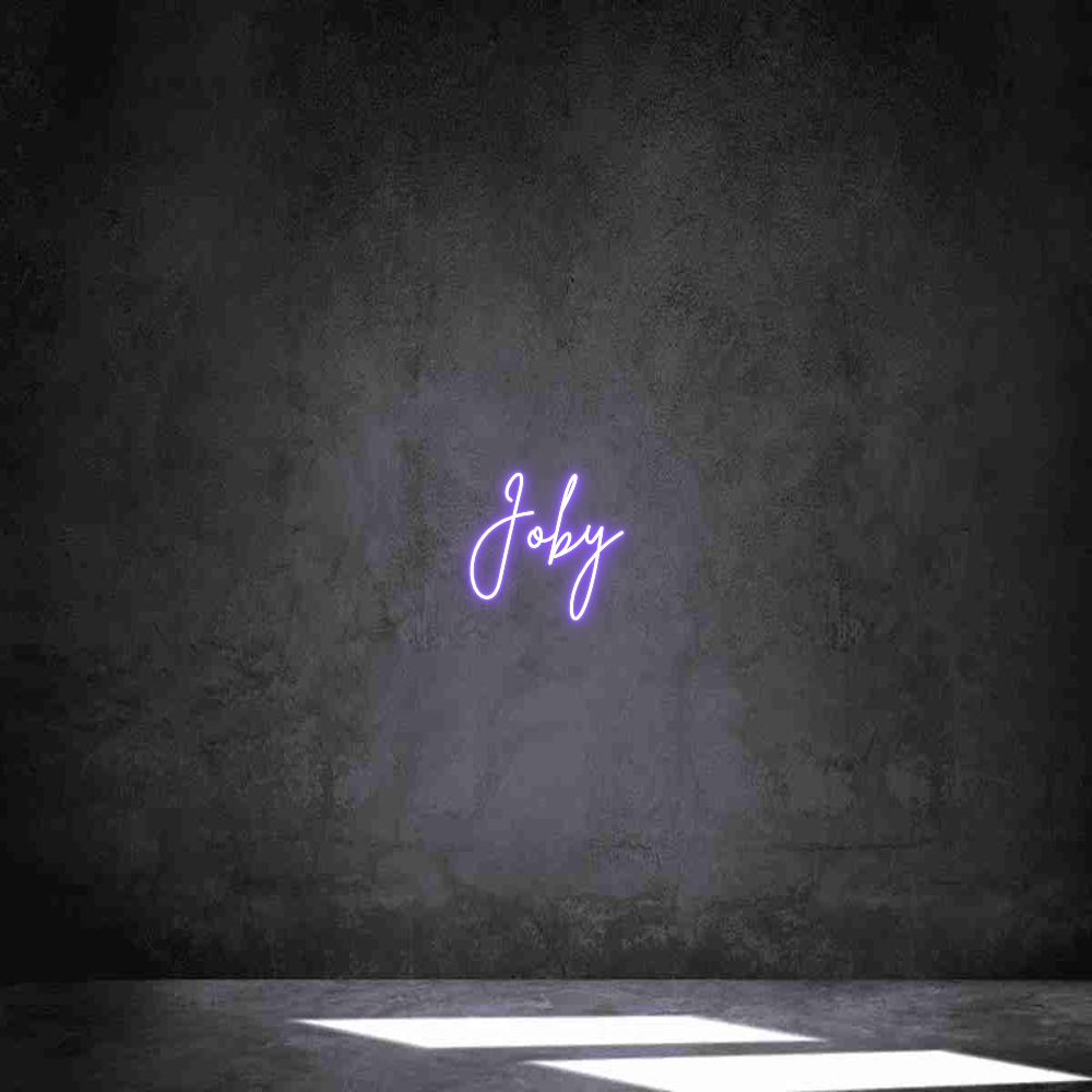 Anpassad neon: Joby