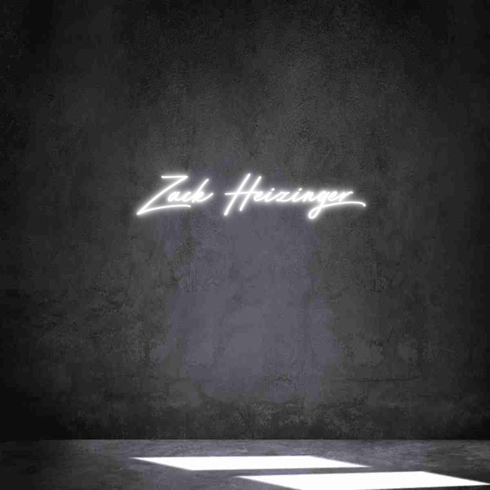 Anpassad neon: Zack Heizinger
