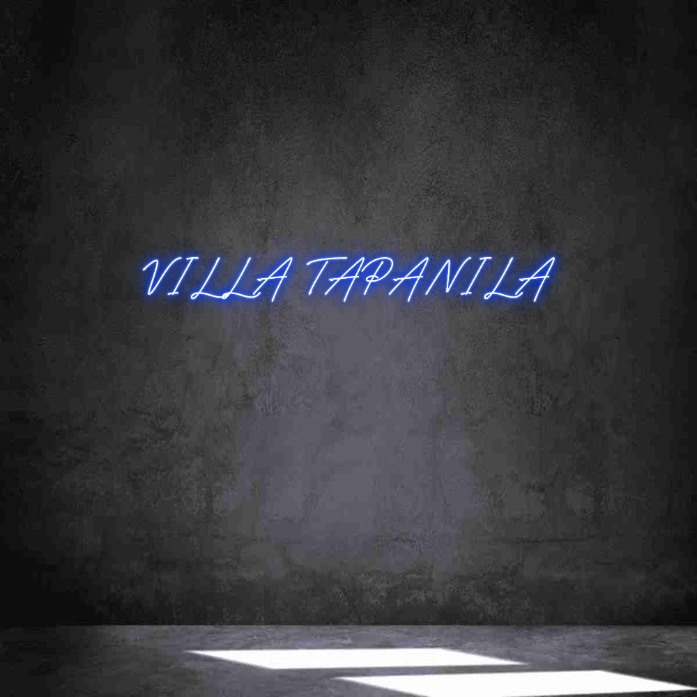 Anpassad neon: VILLA TAPANILA