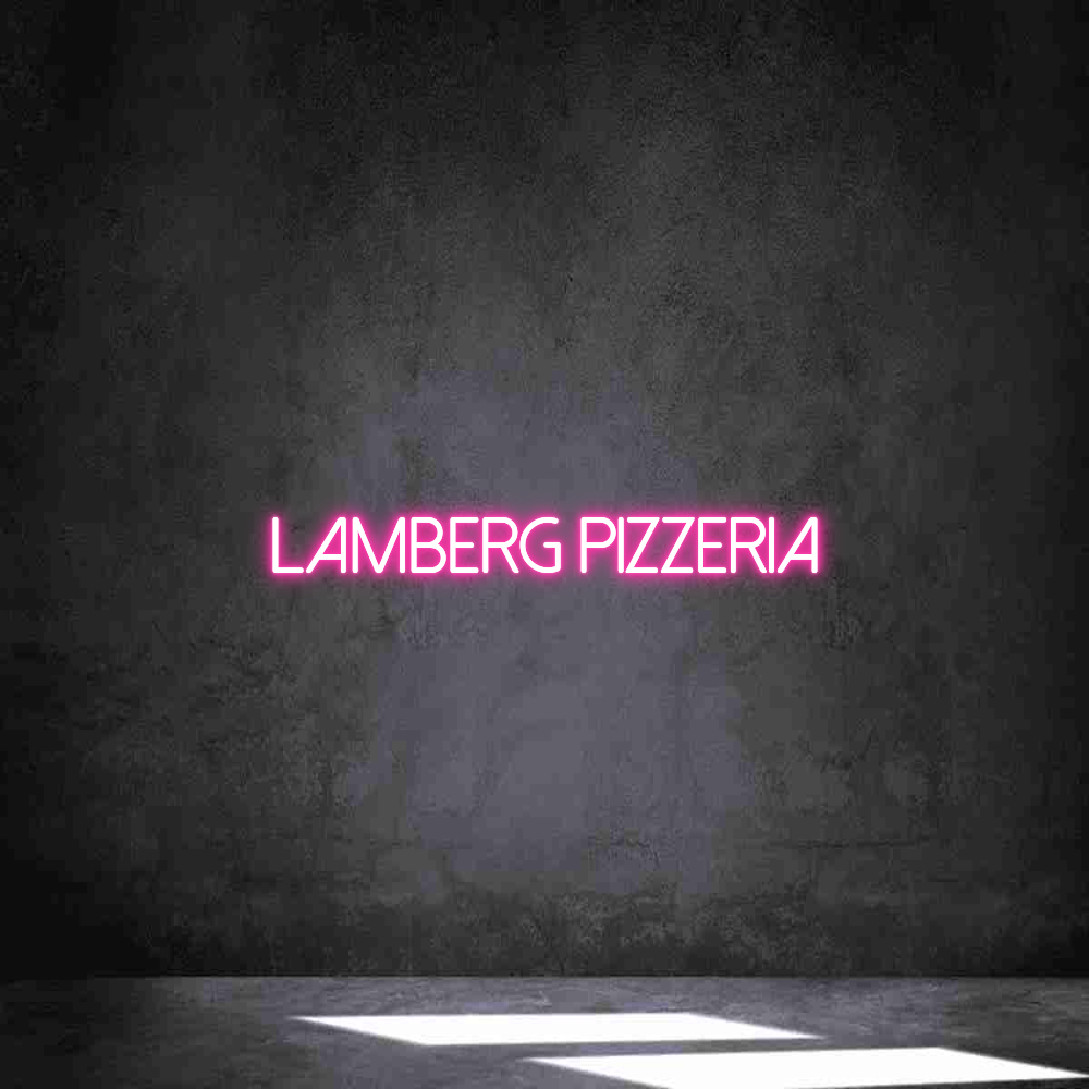 Anpassad neon: Lamberg pizze...