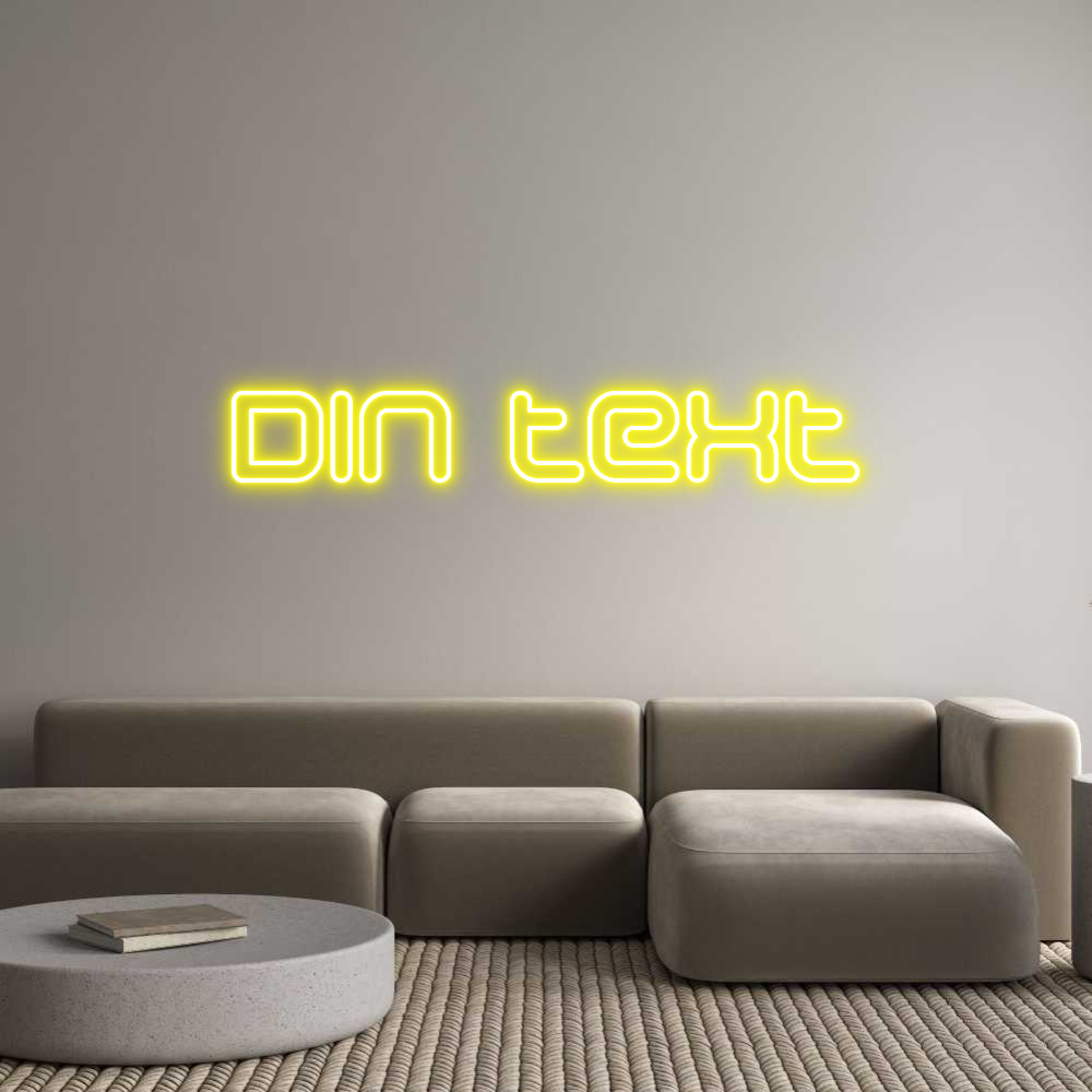 Anpassad neon: Din text