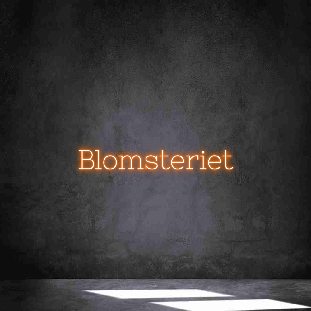 Anpassad neon: Blomsteriet