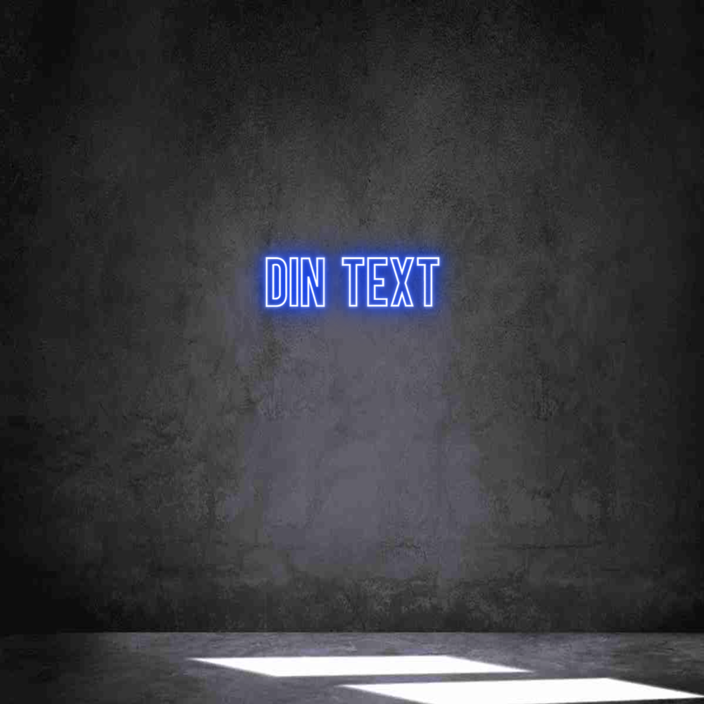 Anpassad neon: Din text