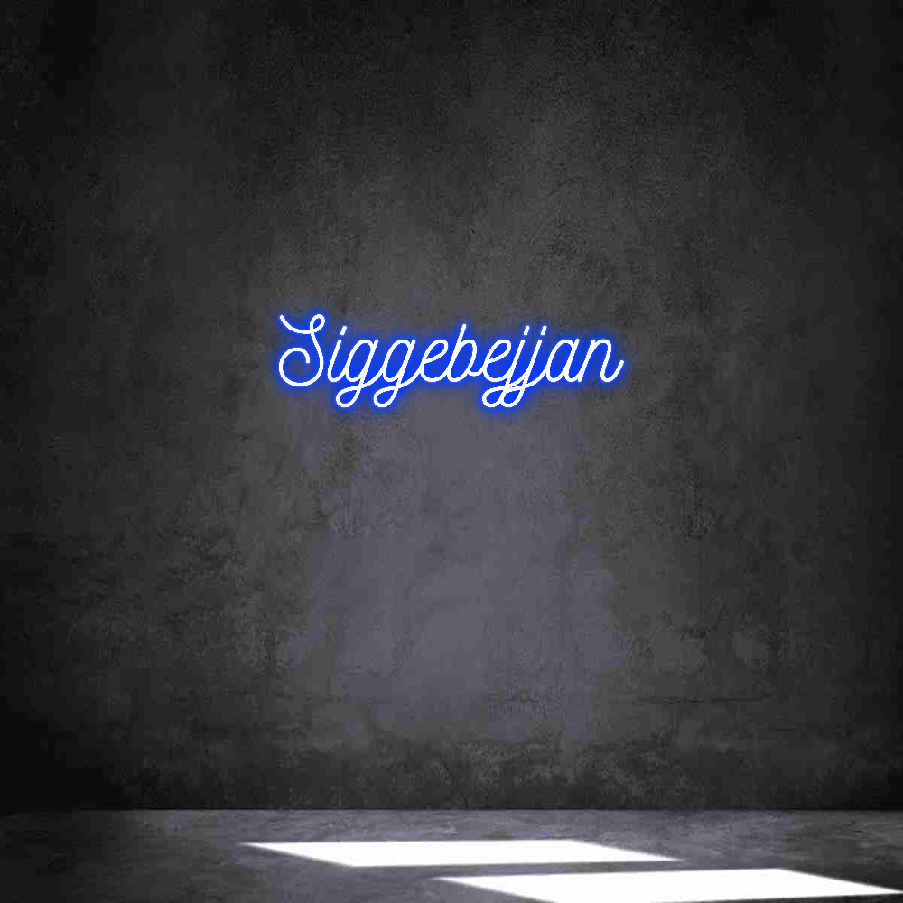 Anpassad neon: Siggebejjan