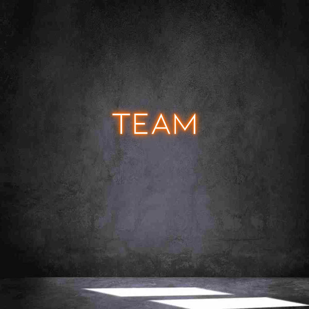 Anpassad neon: TEAM
